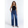 Cup of Joe Denim wide leg jeans Lulu dark blue denim