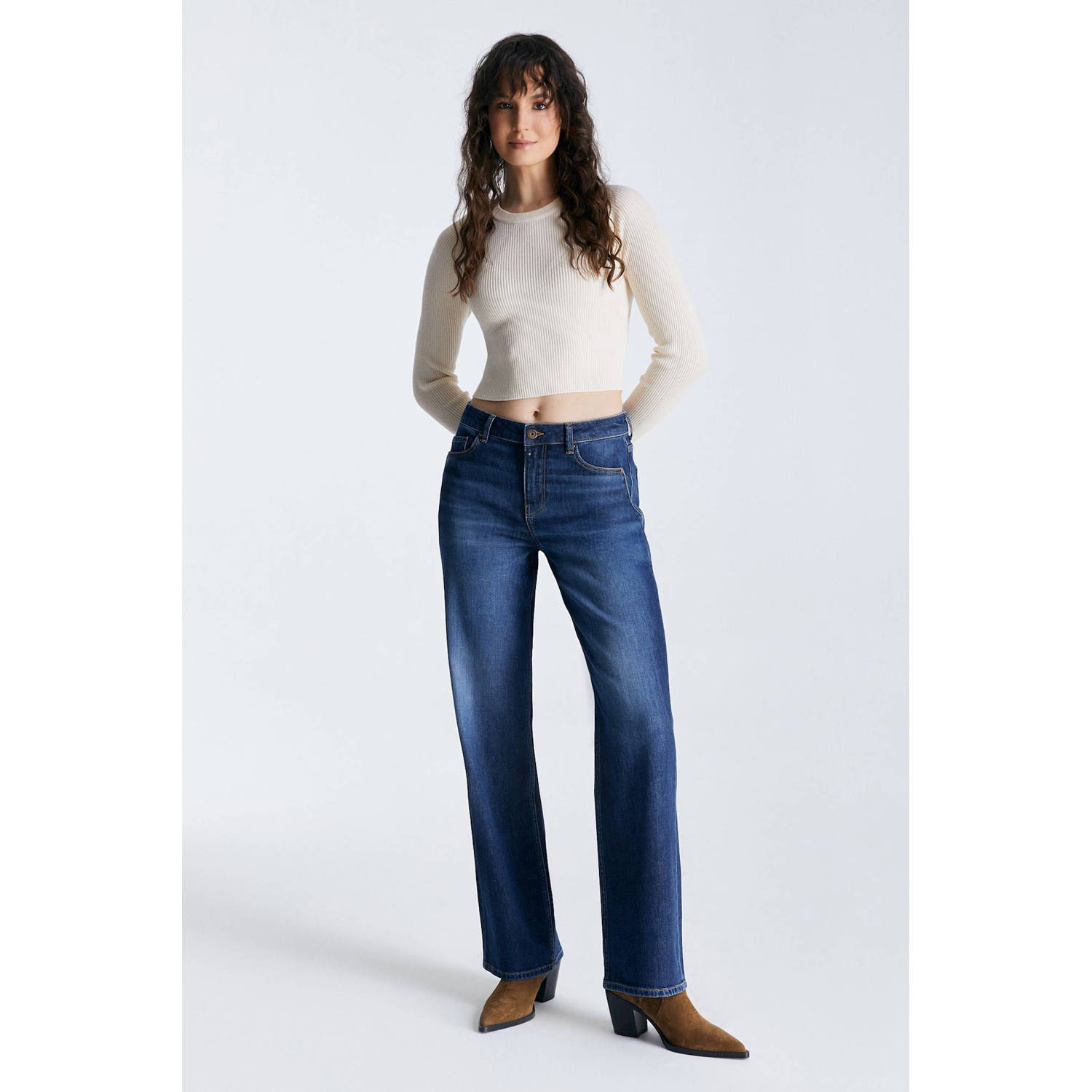 Cup of Joe Denim straight leg jeans Nova dark blue denim