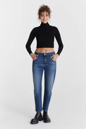 mom jeans Victoria dark blue denim