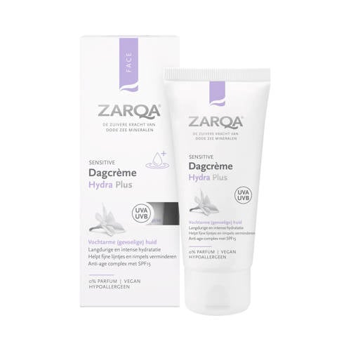 Wehkamp Zarqa Dagcrème Hydra Plus SPF15 Sensitive 50ml aanbieding