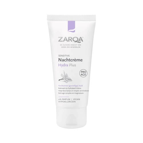 Wehkamp ZARQA Hydra Plus nachtcrème - 50ml aanbieding