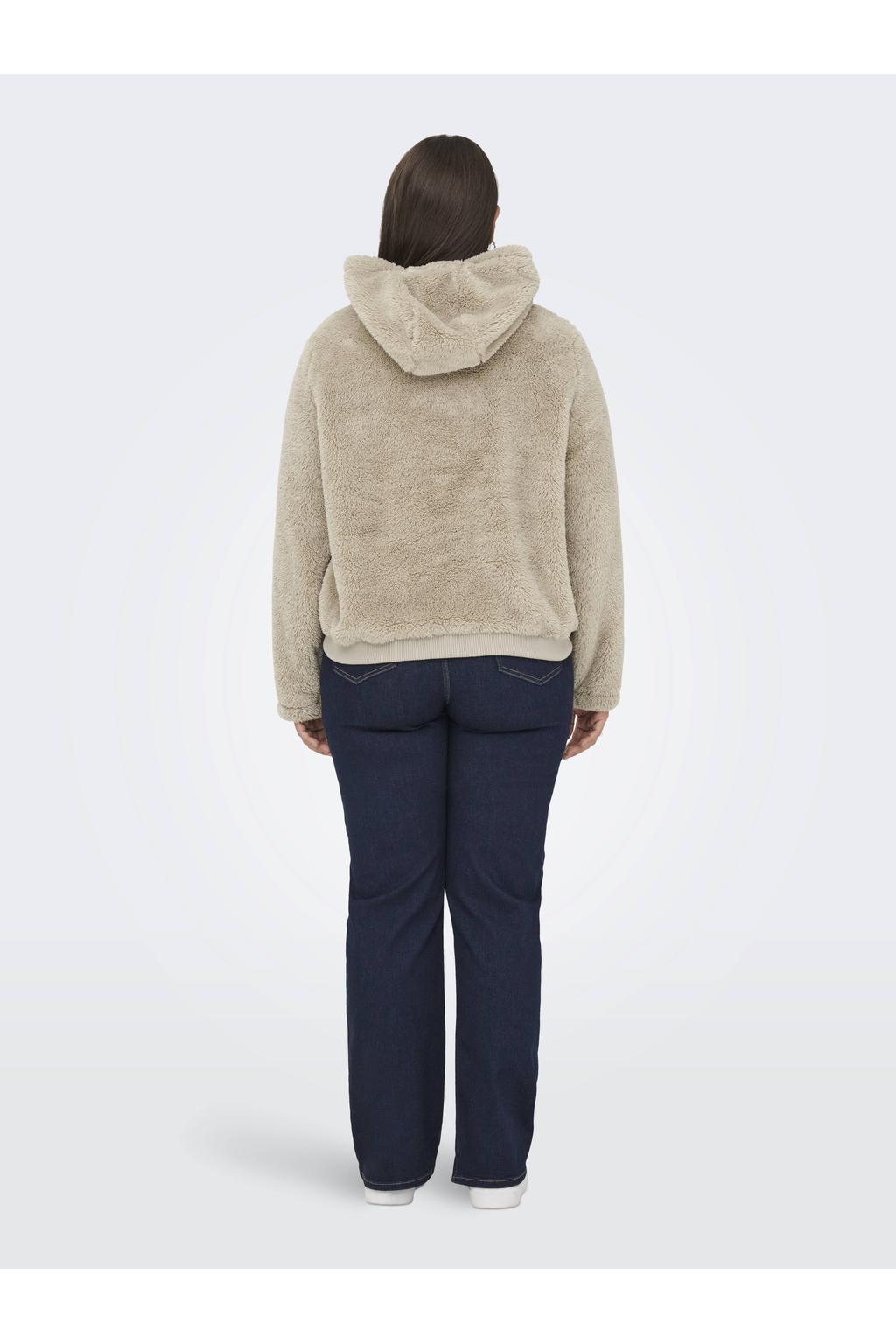 ONLY CARMAKOMA imitatiebont vest zand