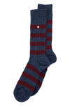 Donkerblauw/donkerrood