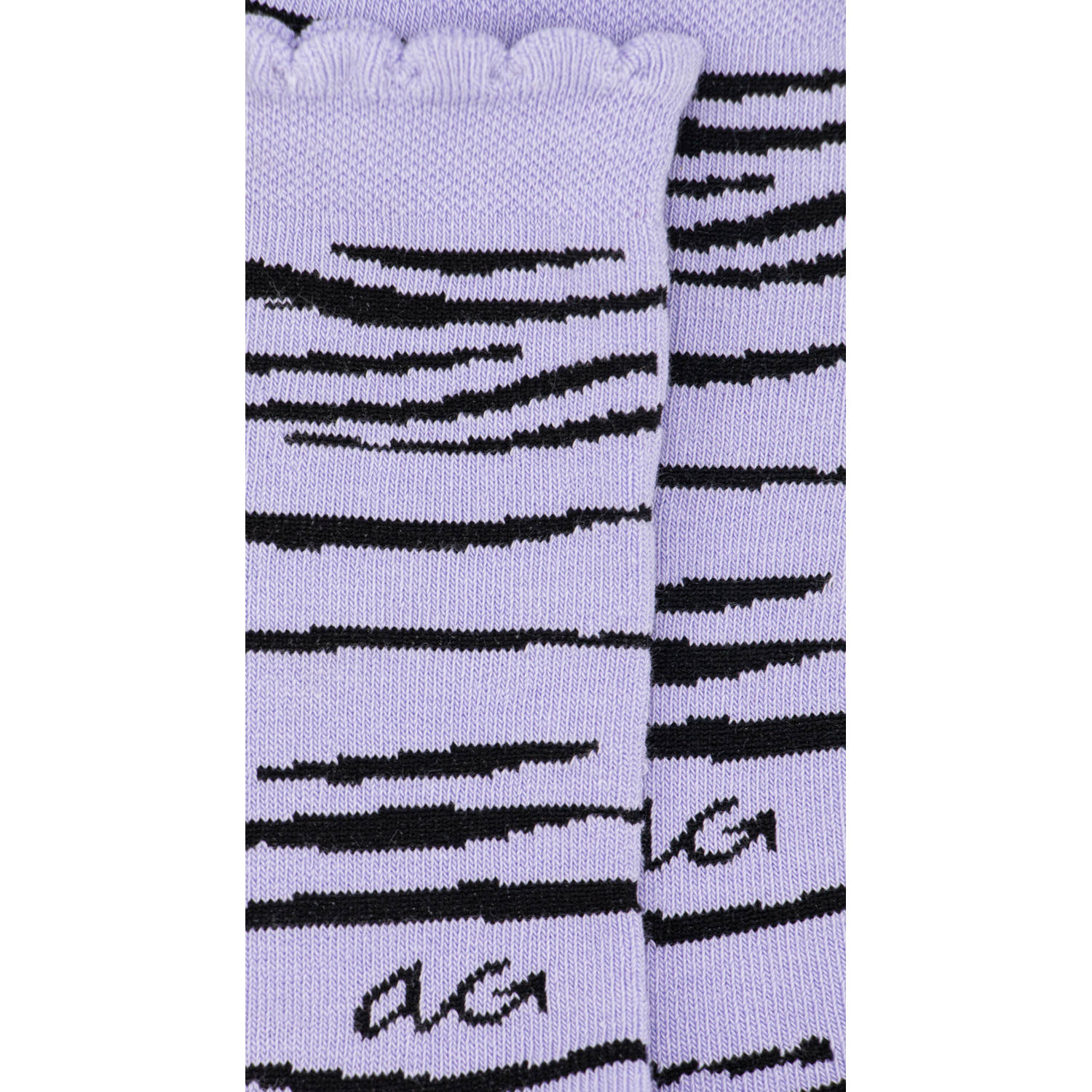 Alfredo Gonzales sokken Zebra lila