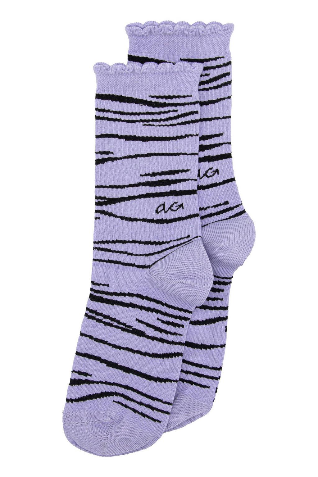 Alfredo Gonzales sokken Zebra lila