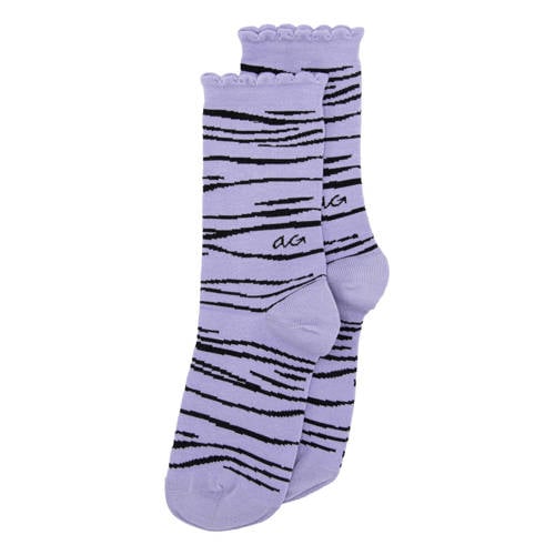 Alfredo Gonzales sokken Zebra lila afbeelding