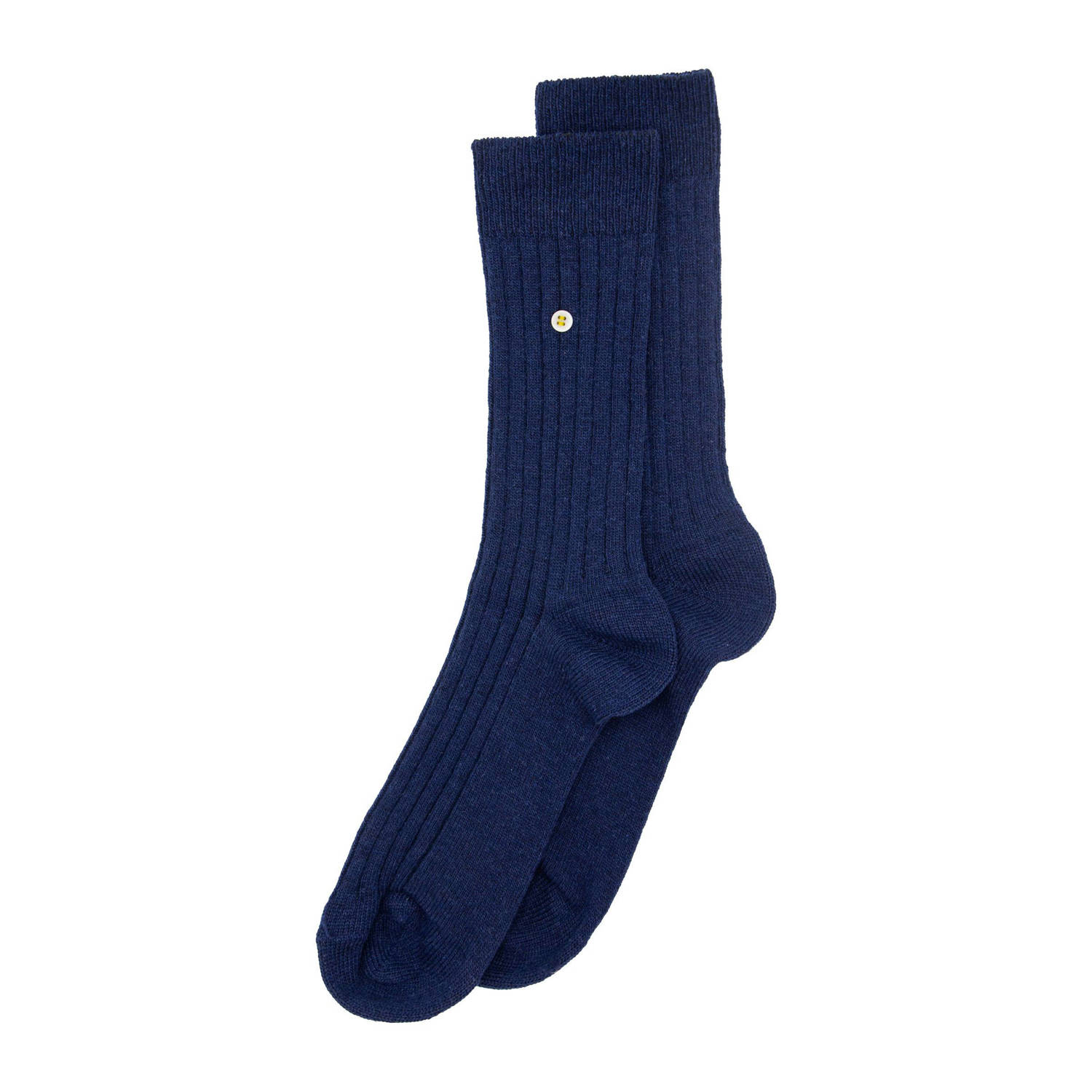 Alfredo Gonzales sokken Merino Cosy Rib donkerblauw