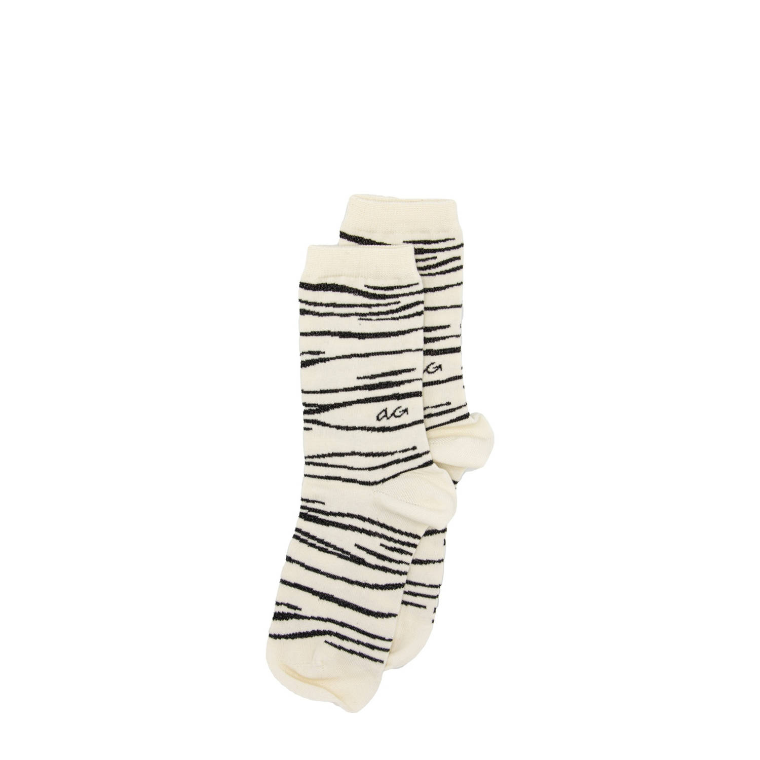 Alfredo Gonzales sokken Zebra wit zwart