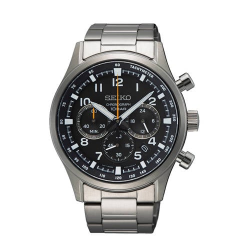 Seiko horloge SSB447P1 zilverkleurig afbeelding
