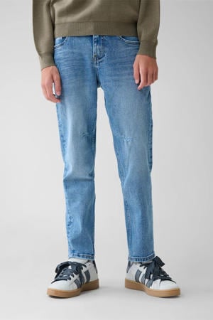 loose fit jeans medium blue denim