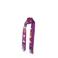 Sarlini sjaal met all-over print roze/paars