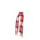 Sarlini geruite sjaal paars/rood