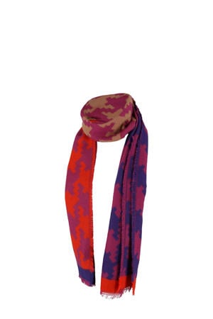 sjaal met print multi