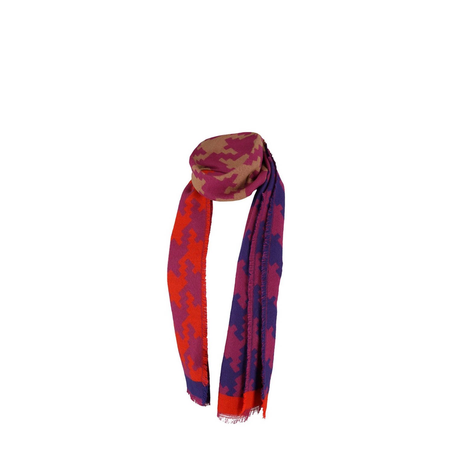 Sarlini sjaal met print multi