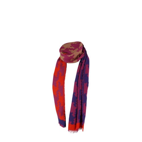 Sarlini sjaal met print multi afbeelding