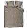 Studio LIVIT lyocell satijn dekbedovertrek 1-persoons taupe (140x220 cm)