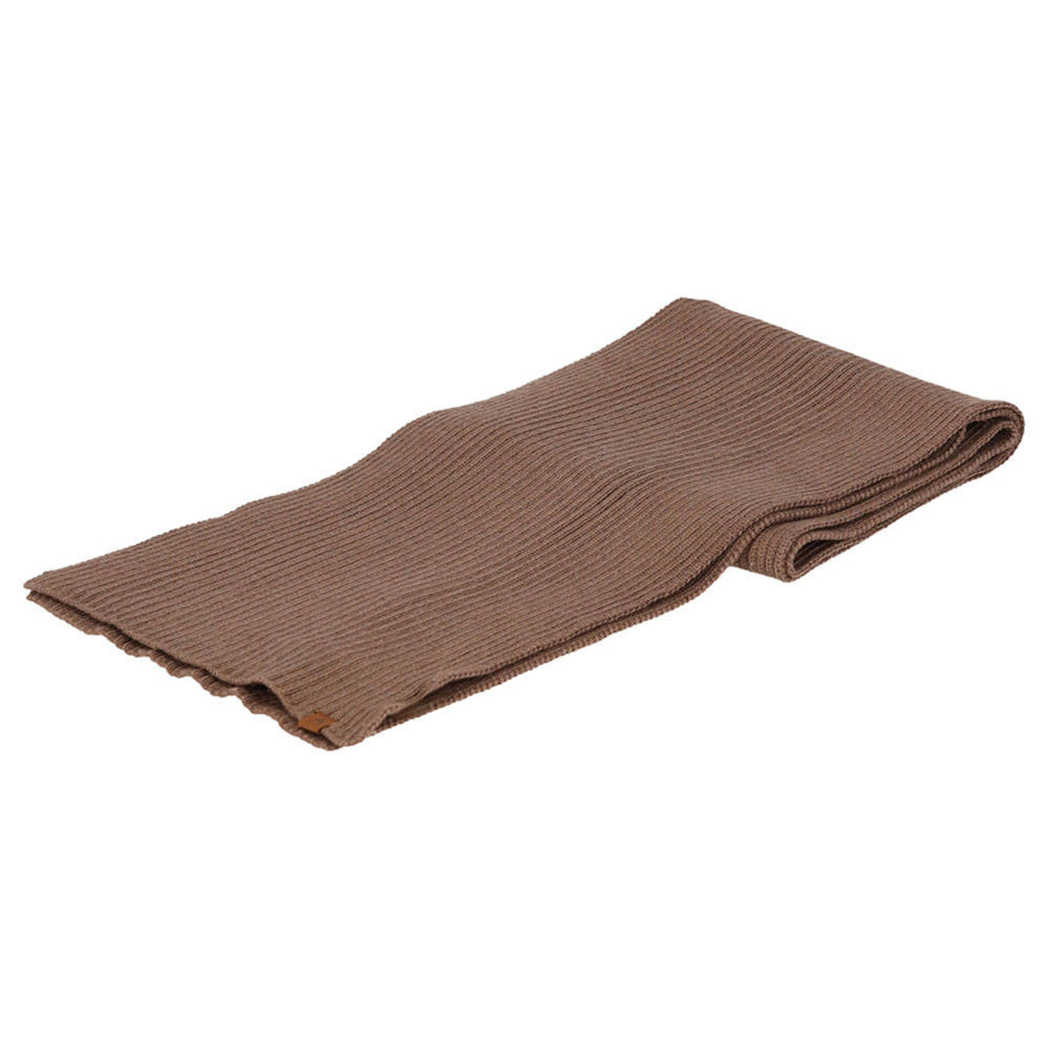 Sarlini ribgebreide sjaal taupe