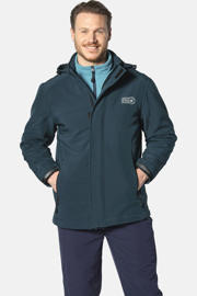 thumbnail: Jan Vanderstorm softshell jas MENNE Plus Size petrol