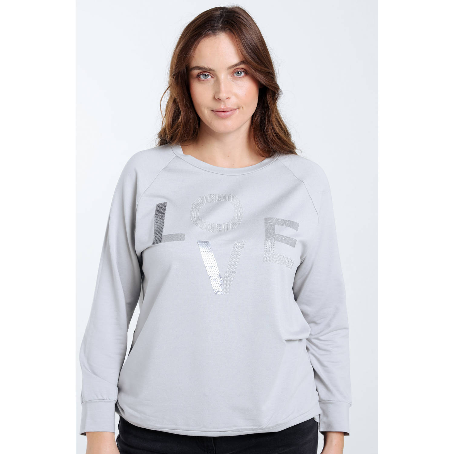Paprika sweater lichtgrijs