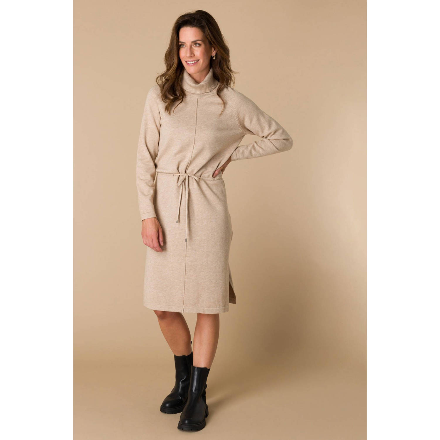 Ivy Beau jurk beige