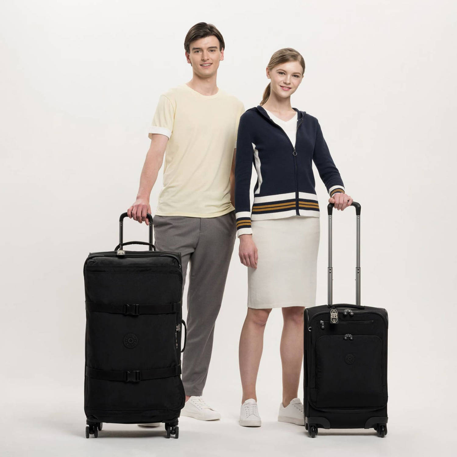 Kipling trolley Spontaneous 78 cm. zwart