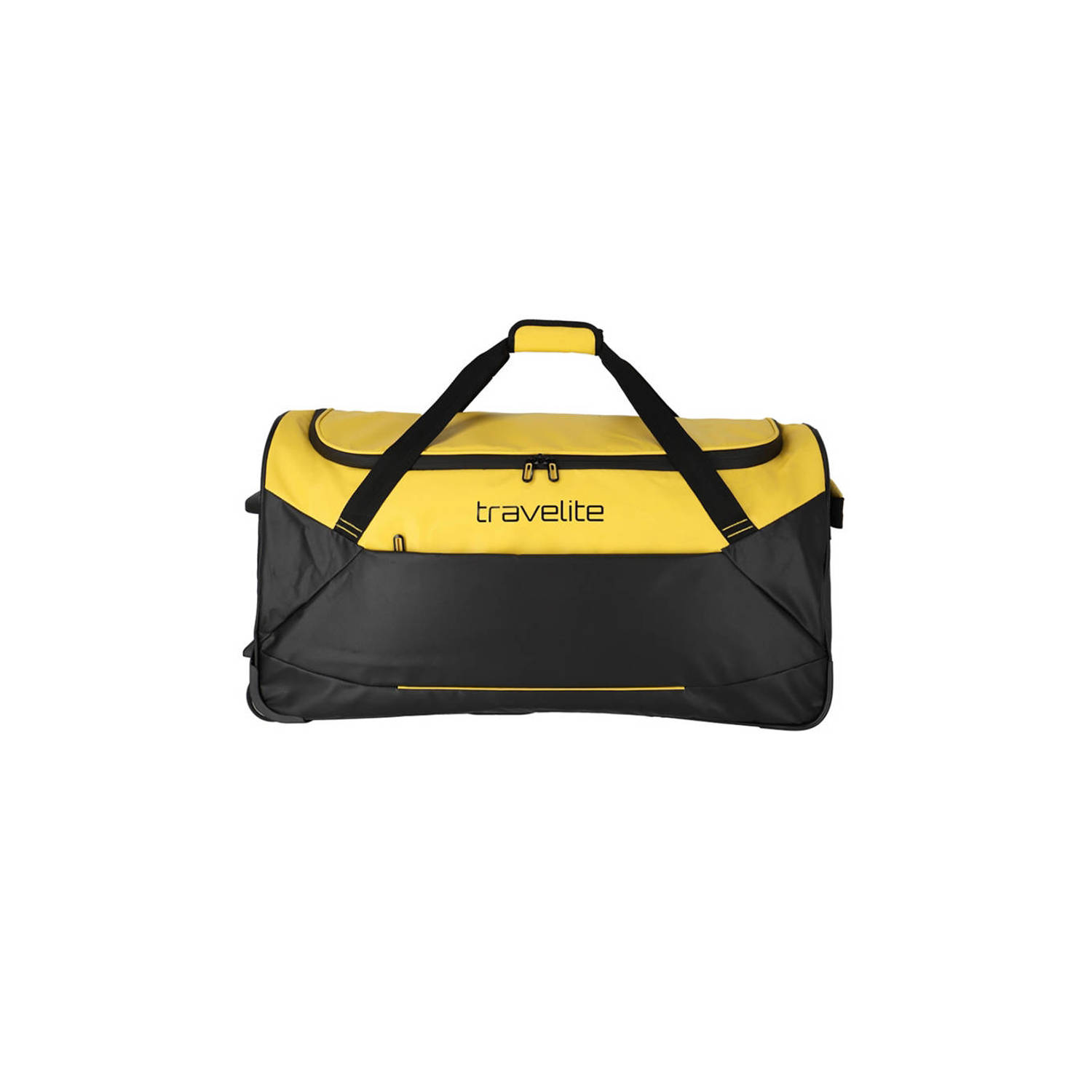 Travelite reistas Basics Trolley geel zwart