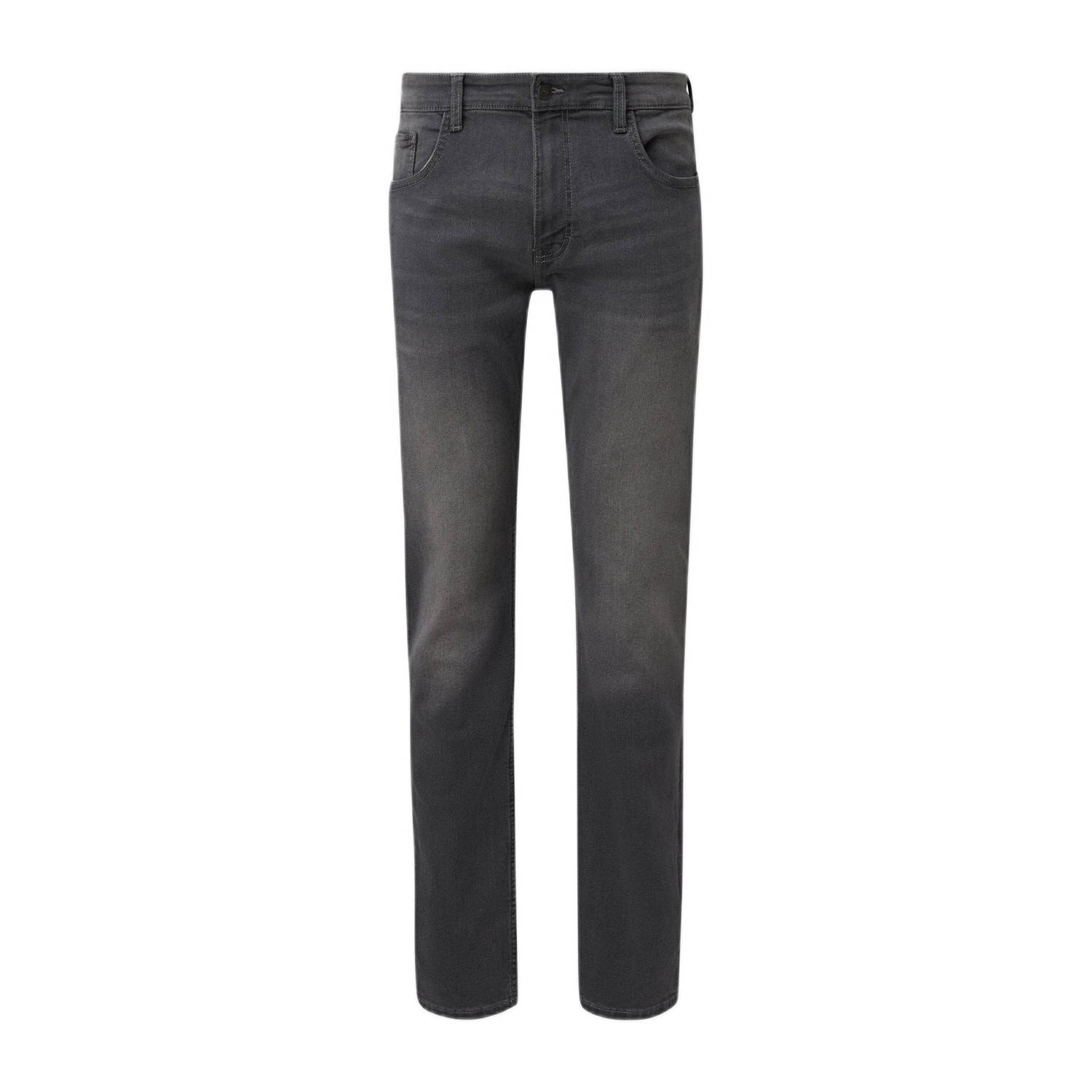 Q S by s.Oliver slim fit jeans RICK antraciet