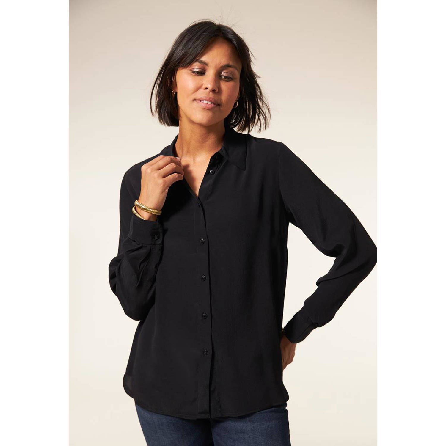 Miss Etam blouse Kendra zwart