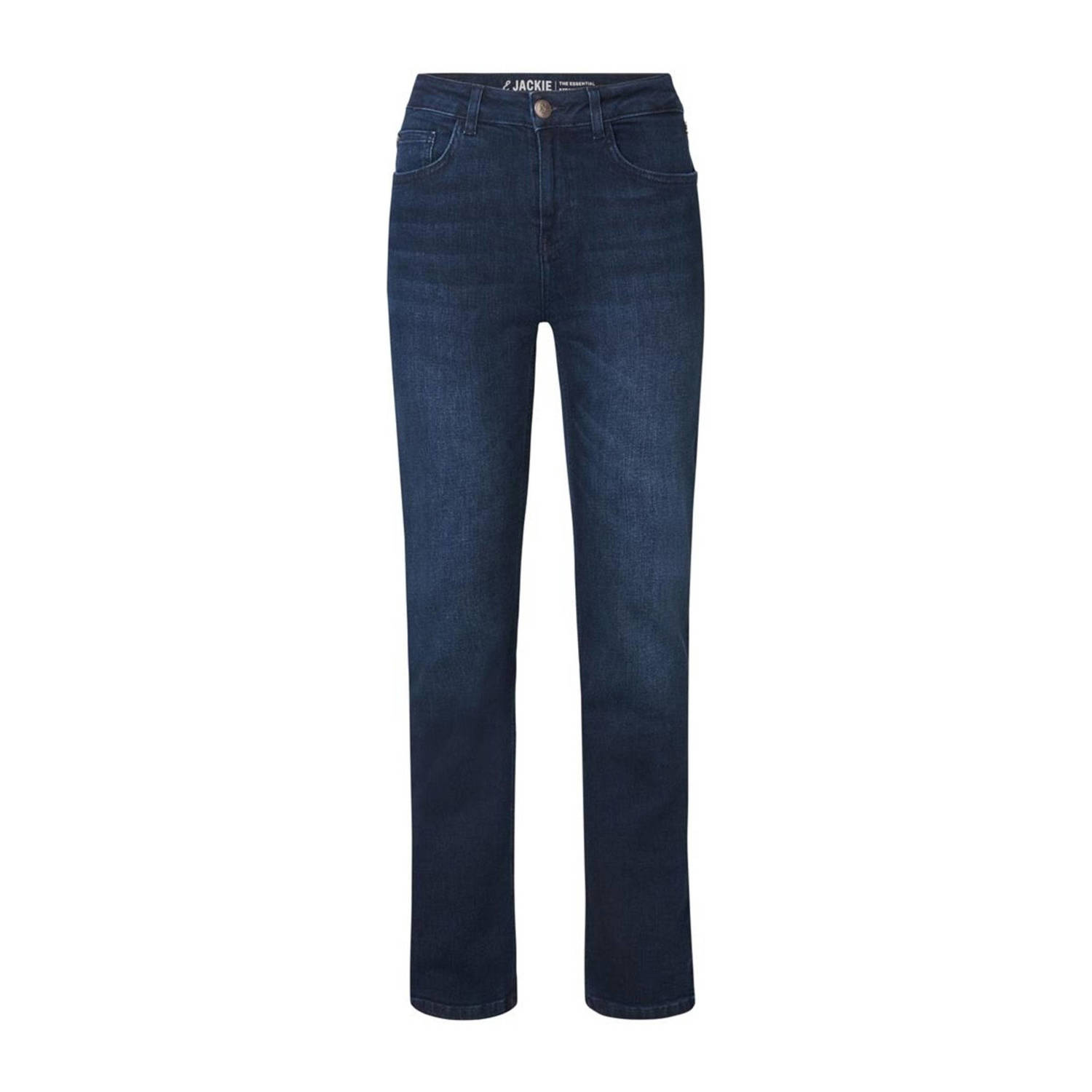 Miss Etam straight jeans Jackie dark blue denim