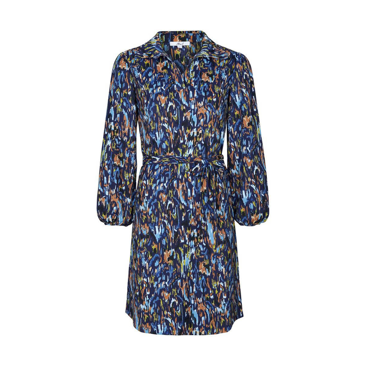 Miss Etam jurk Erin met all over print multi