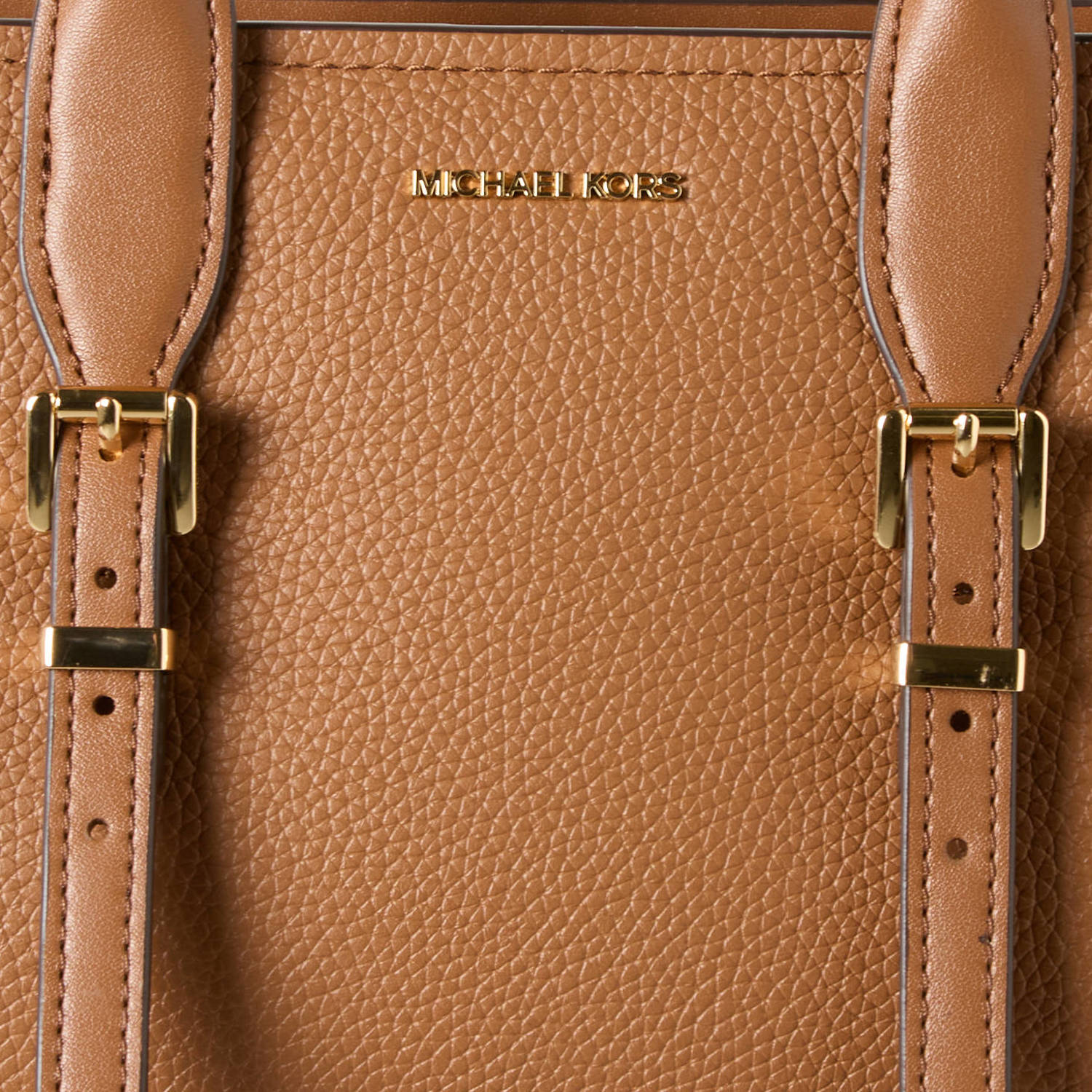 Michael Kors leren handtas Moore cognac