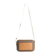 thumbnail: Michael Kors crossbody tas Maeve met logoprint donkerbruin/cognac