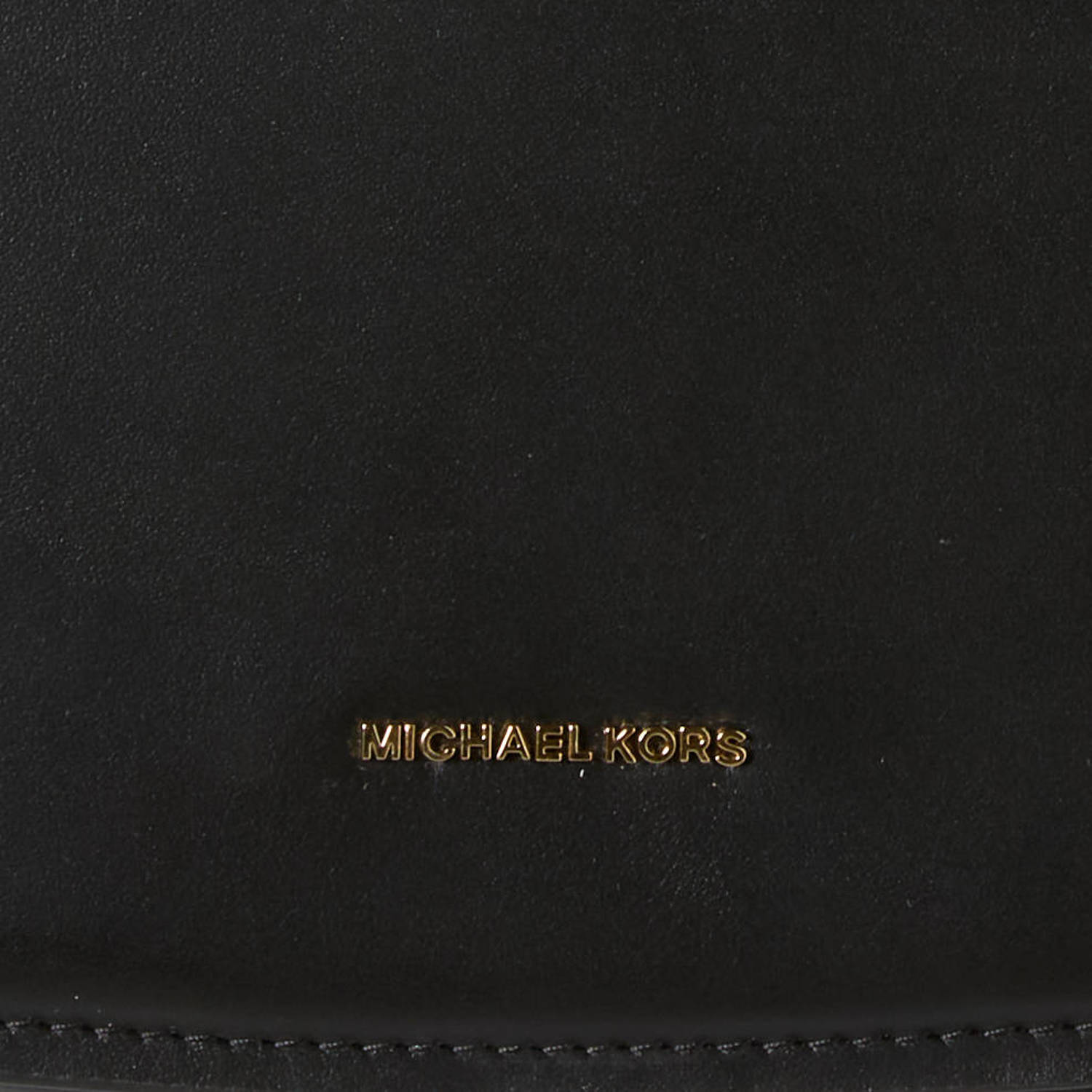 Michael Kors leren crossbody tas Lydia zwart