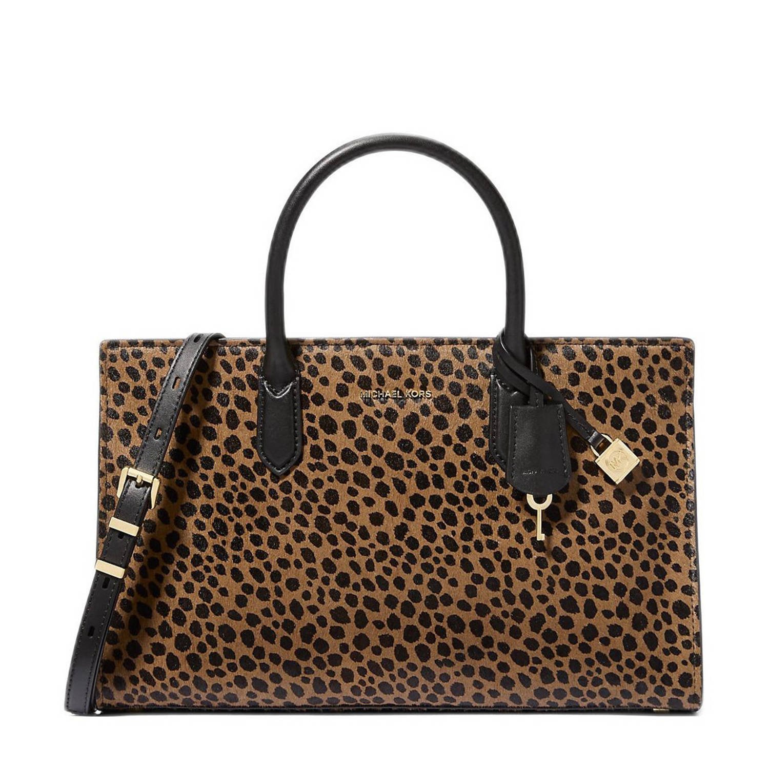 Michael Kors Multikleur Schoudertas met Magnetische Sluiting Multicolor Dames