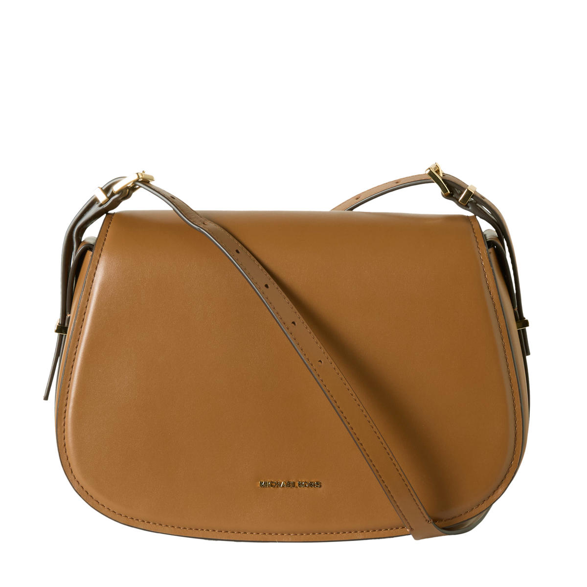Catwalk Collection Handbags - Medium Leather Crossbody Bag for Women - Everyday Shoulder Bag Handbag - Adjustable Shoulder Strap - Eleanor - Blue
