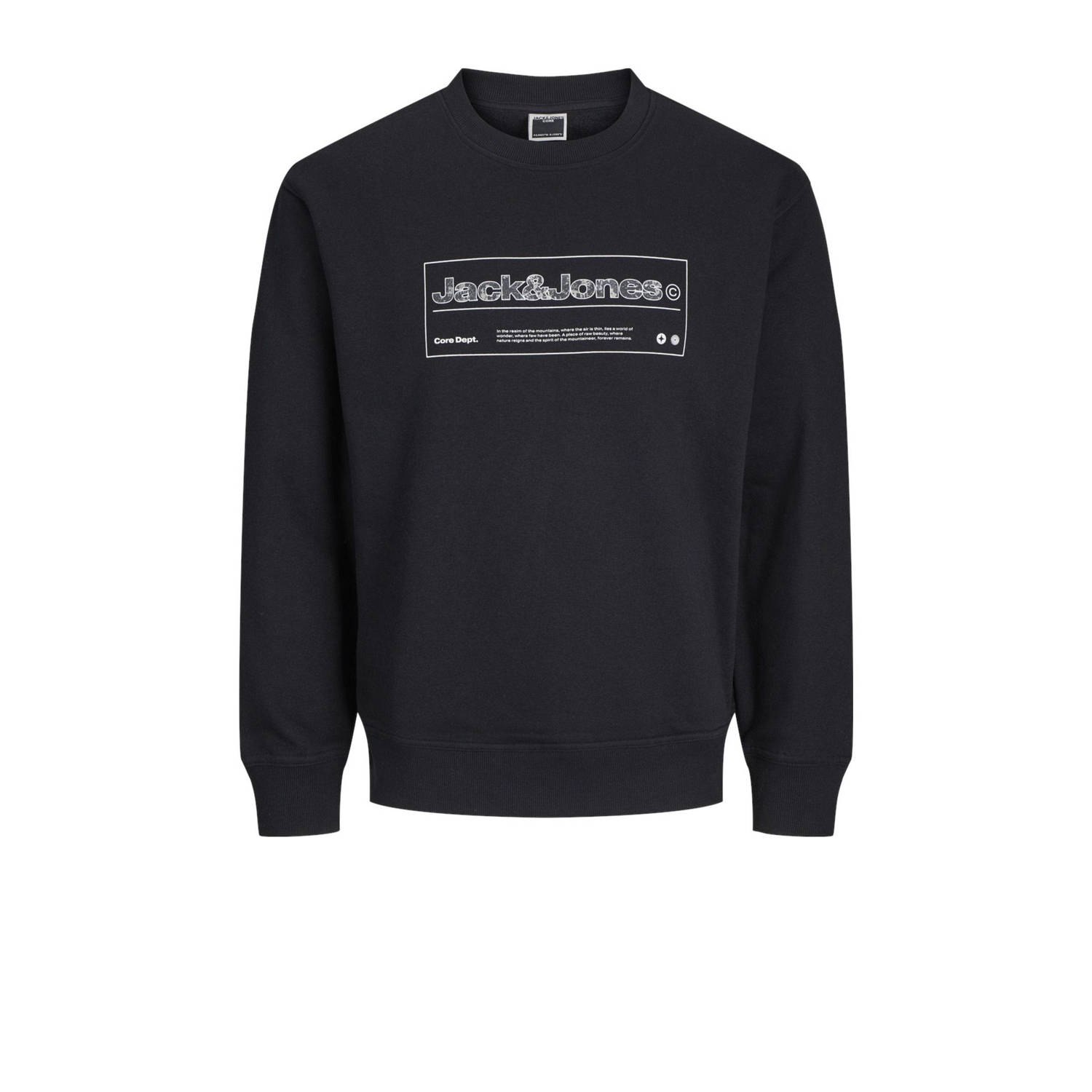 JACK & JONES PLUS SIZE sweater zwart