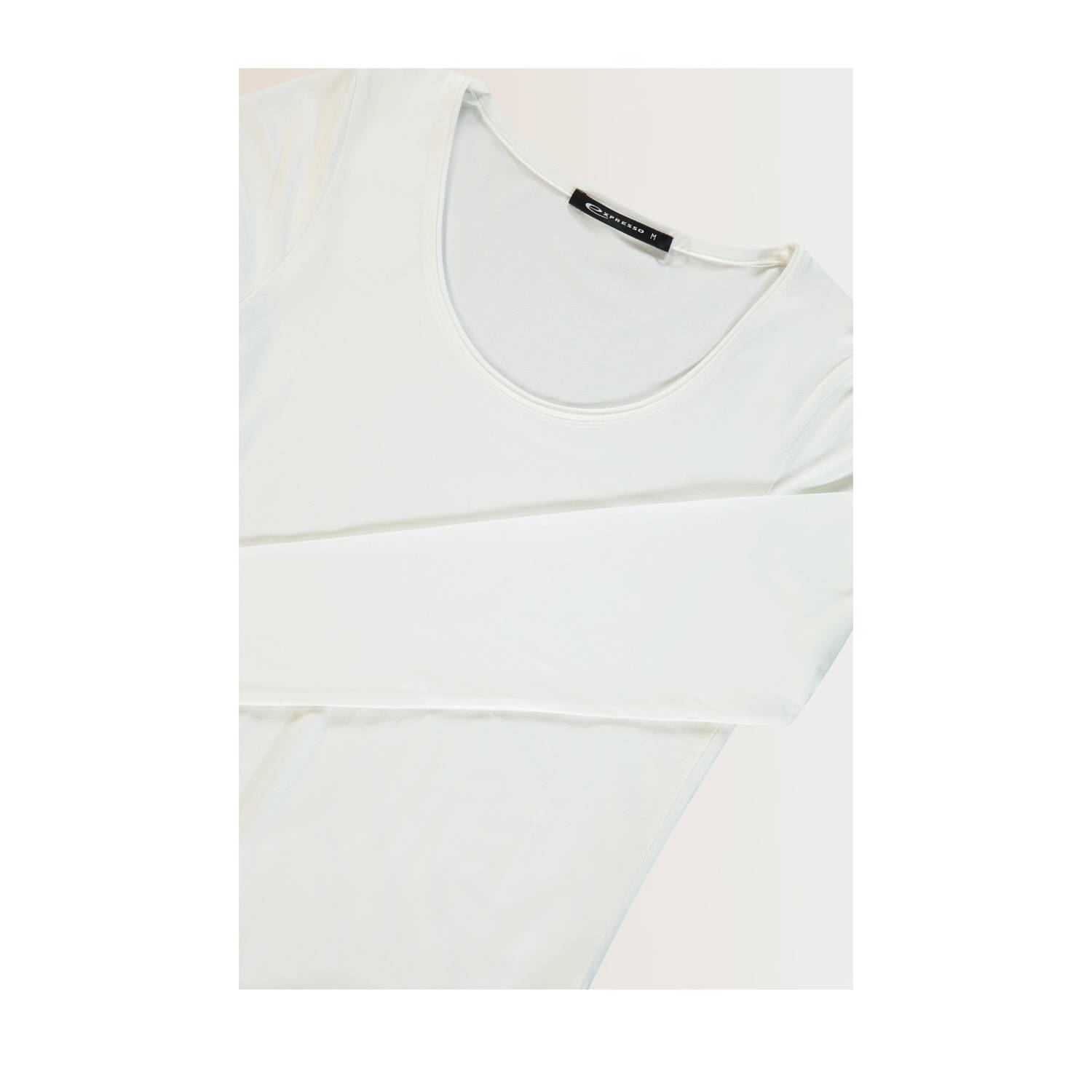 Expresso longsleeve wit