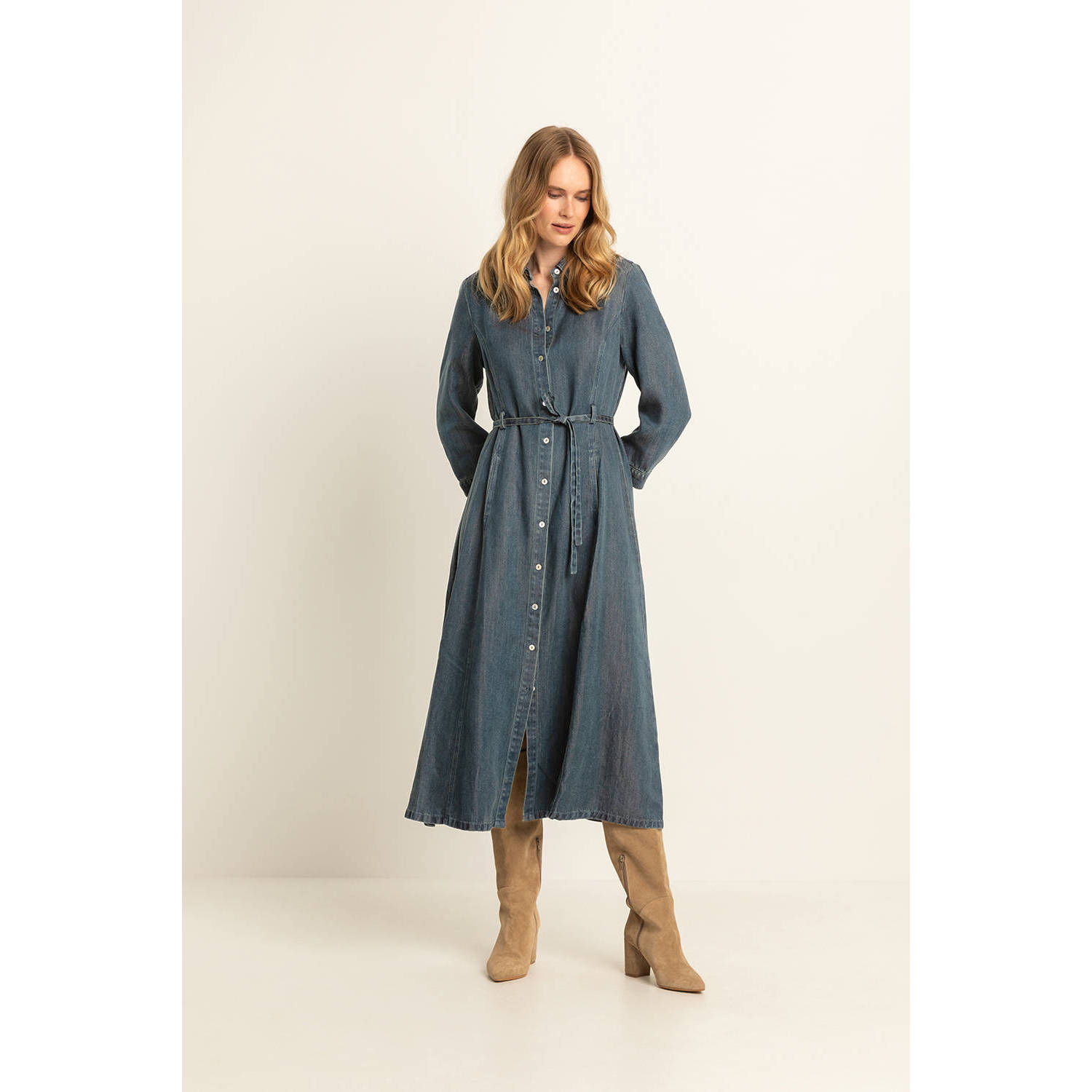 Expresso spijkerjurk medium blue denim