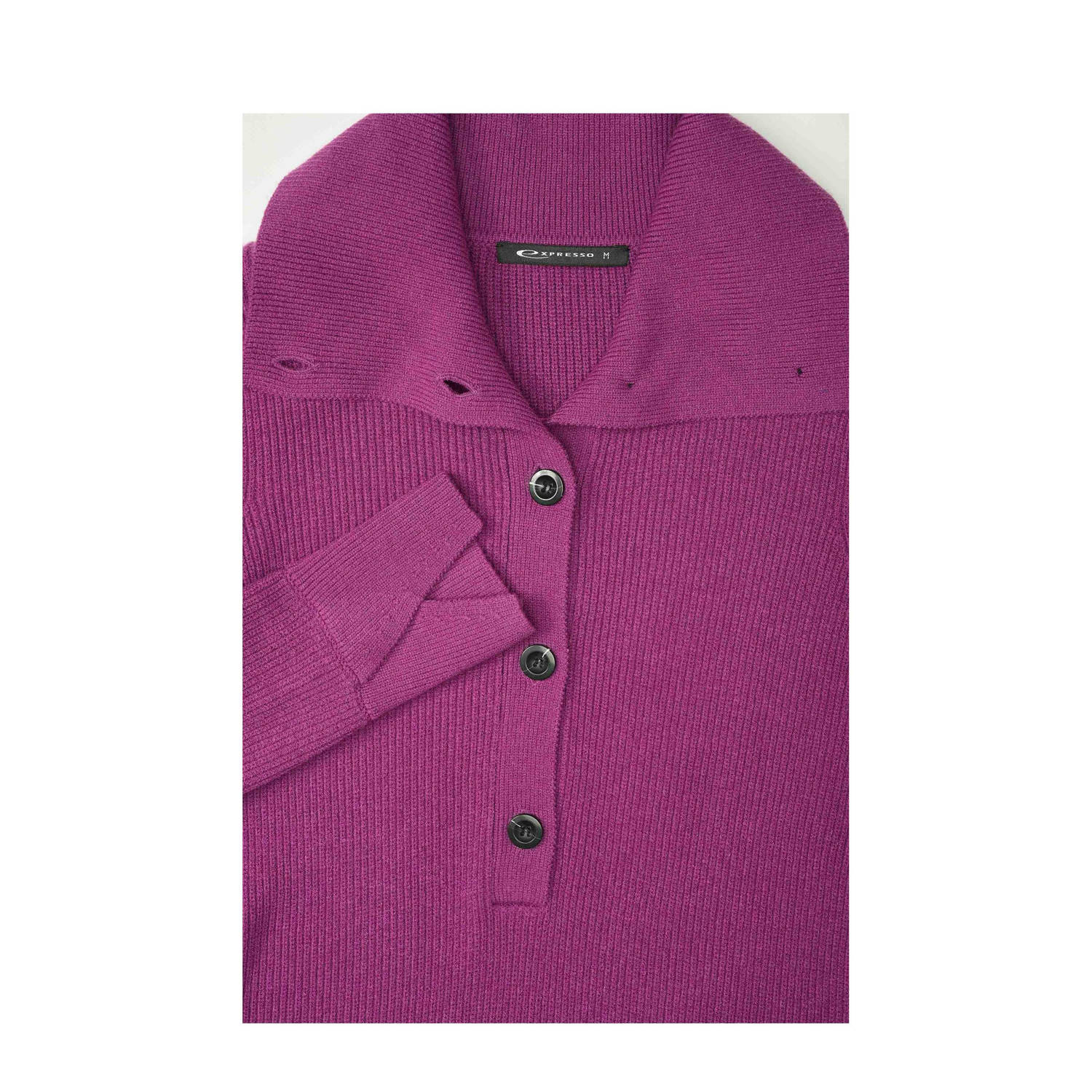 Expresso ribgebreide jurk