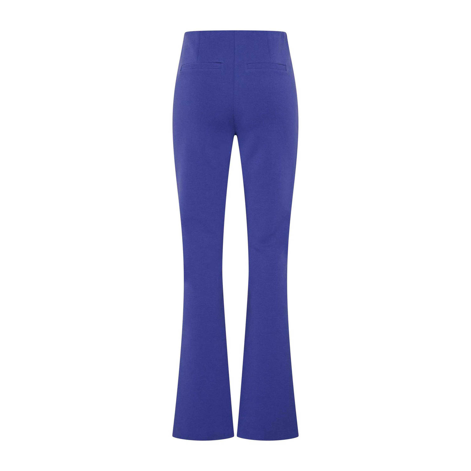 Expresso flared high waist pantalon blauw