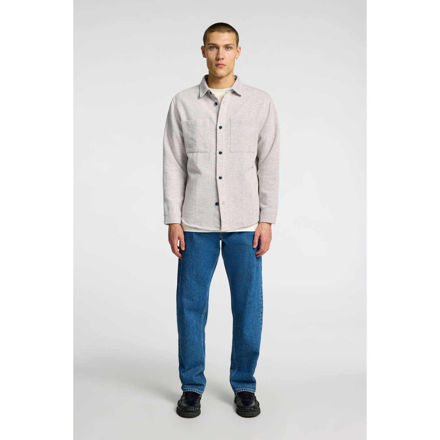 SELECTED HOMME overshirt ecru