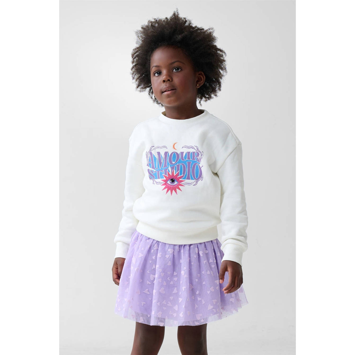 Shoeby sweater met printopdruk ecru