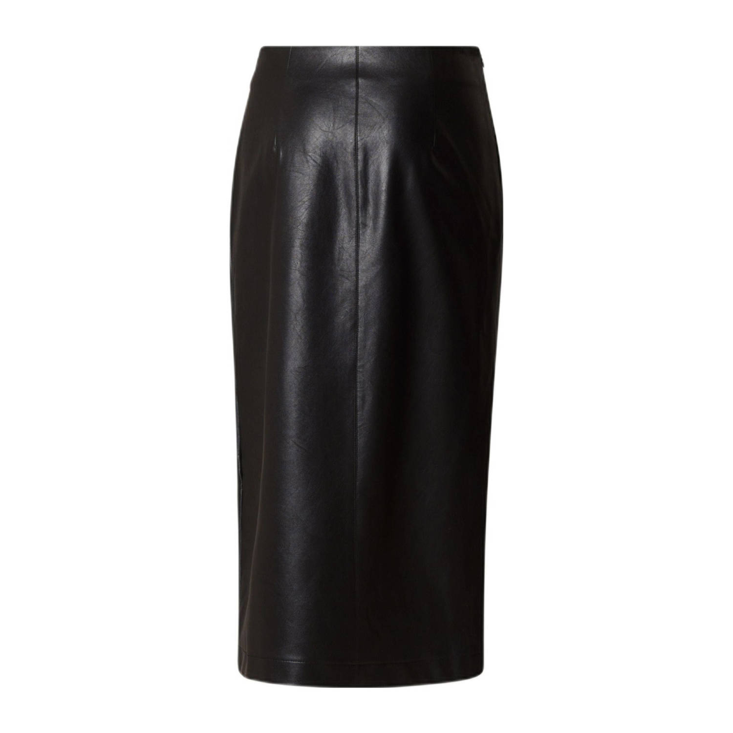 Shoeby imitatieleren rok zwart