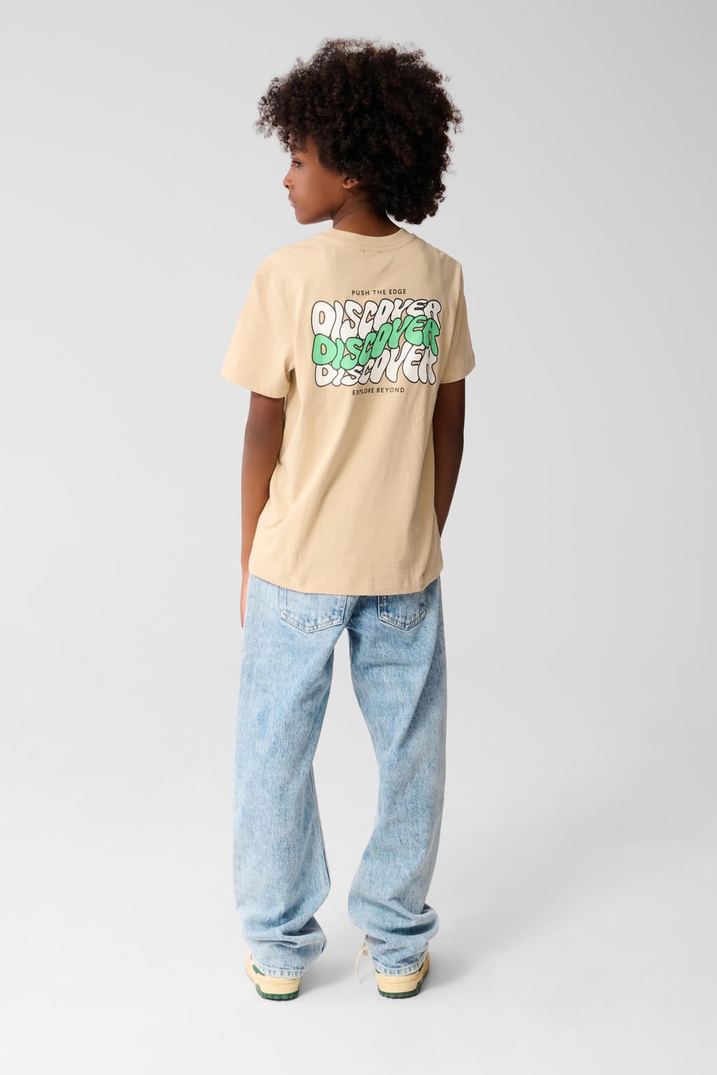 Shoeby baggy fit jeans medium blue denim bleached