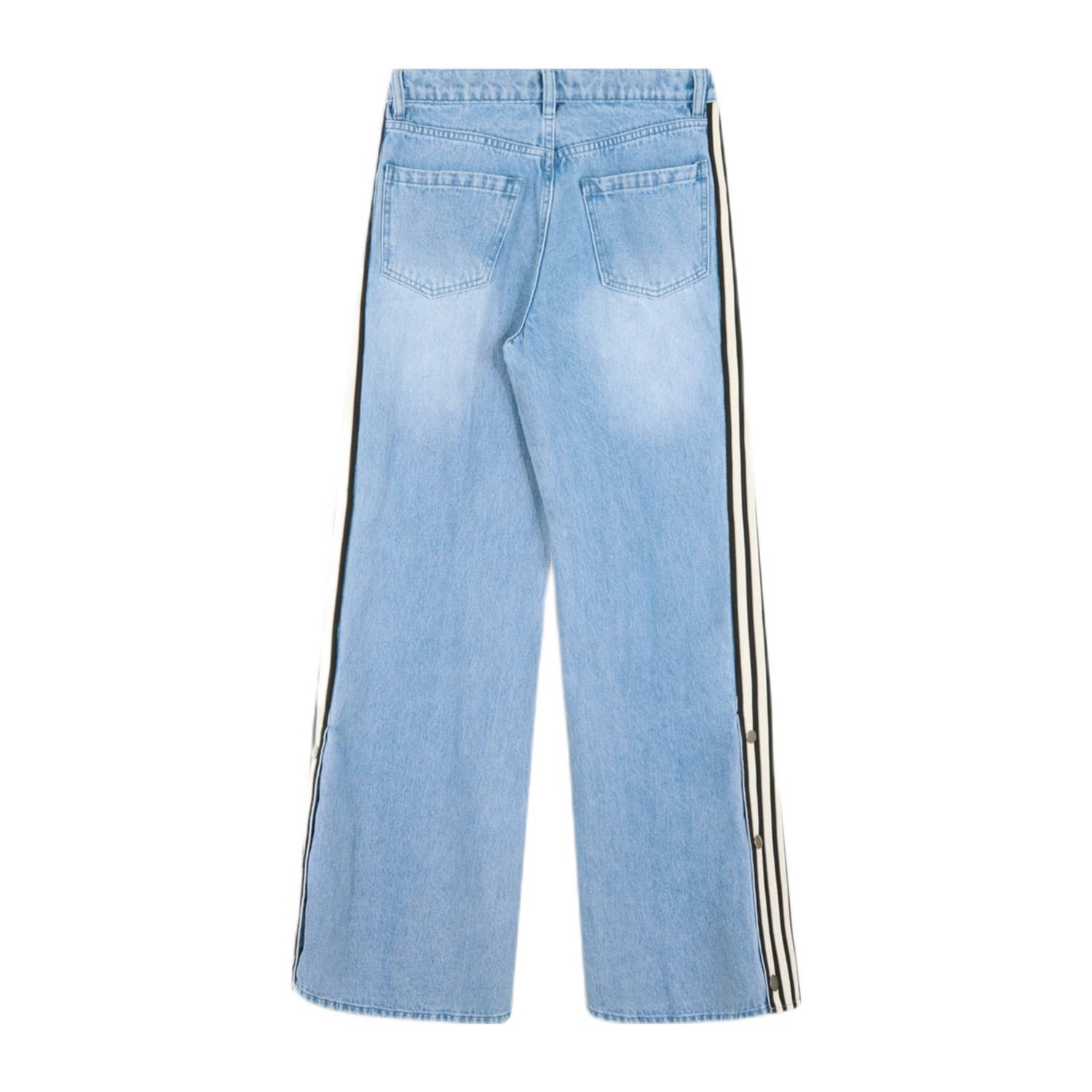 Shoeby high waist wide leg jeans light blue denim