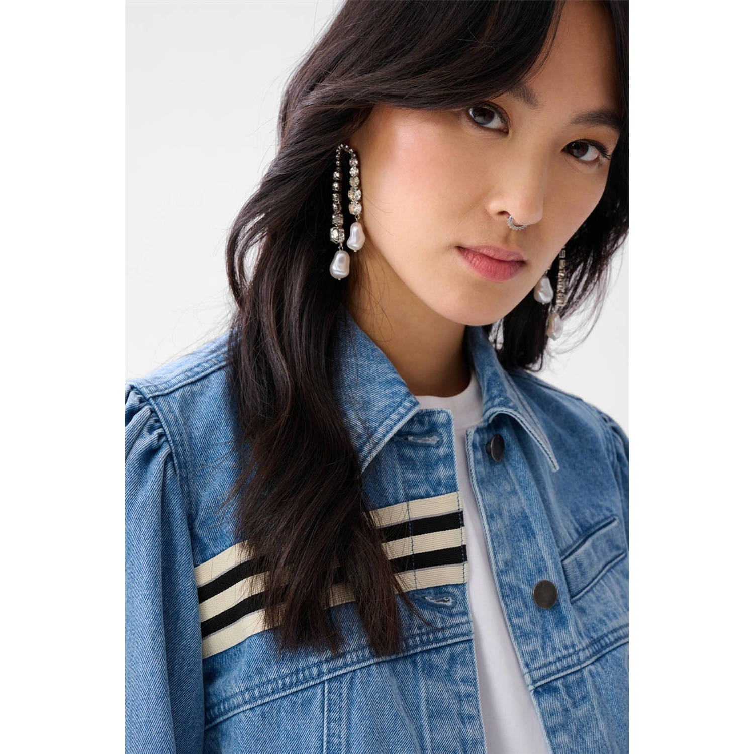 Shoeby spijkerjas light blue denim