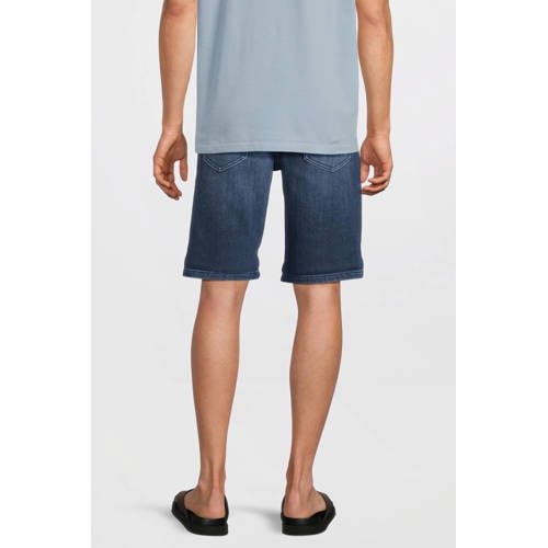 anytime relaxed denim short blauw afbeelding