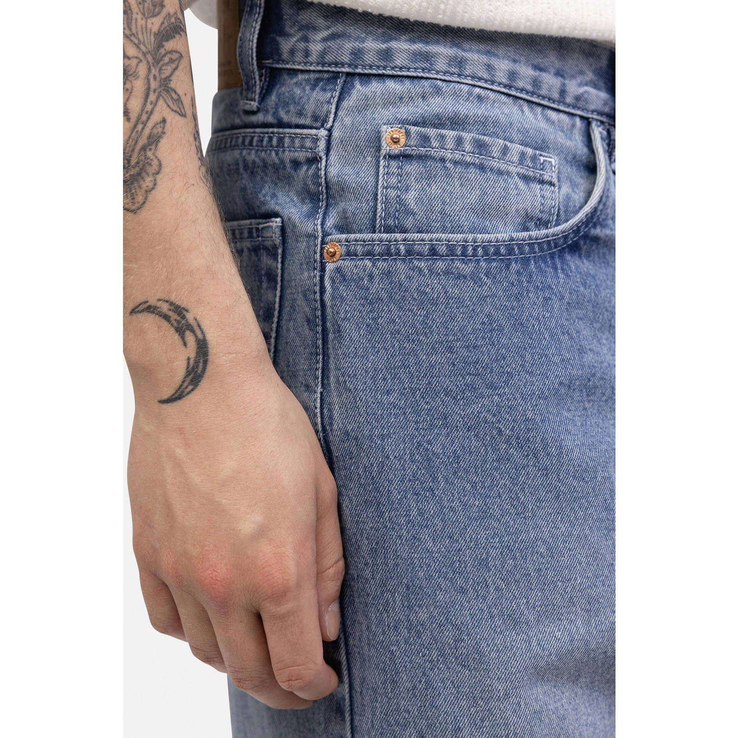 Redefined Rebel RRHamilton loose fit jeans light blue
