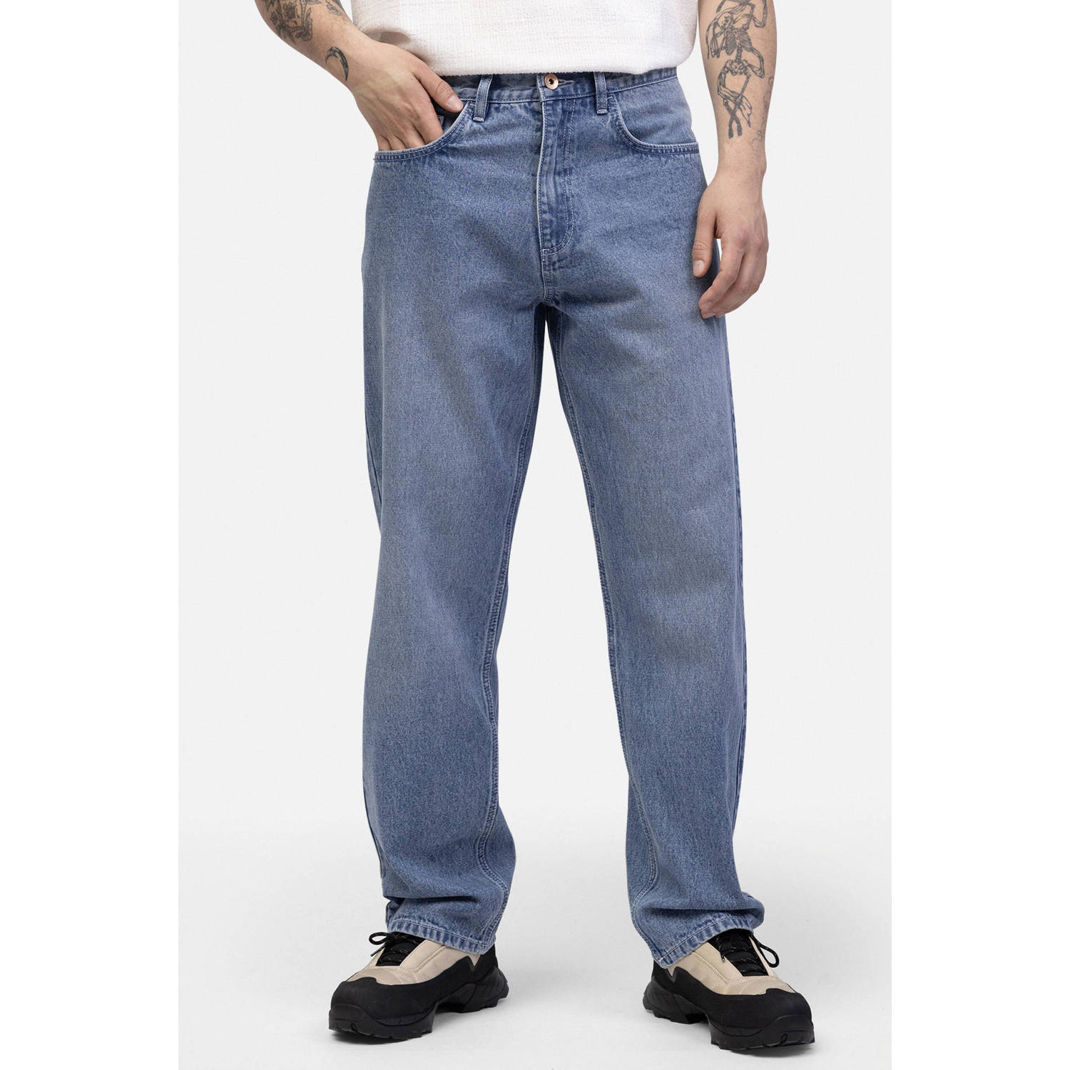 Redefined Rebel RRHamilton loose fit jeans light blue
