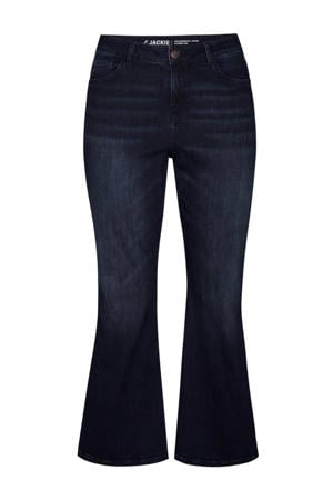 flared jeans Jackie dark blue denim